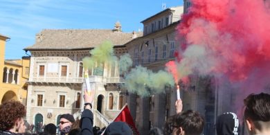 corteo studenti fermo