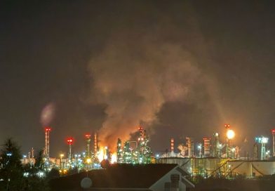 Raffineria Api: ancora un incendio, ancora in piazza