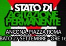 Stato di agitazione permanente – Sabato piazza ad Ancona