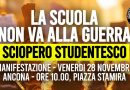 La scuola non va alla guerra – Sciopero studentesco