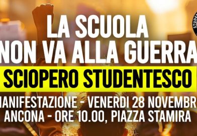 La scuola non va alla guerra – Sciopero studentesco