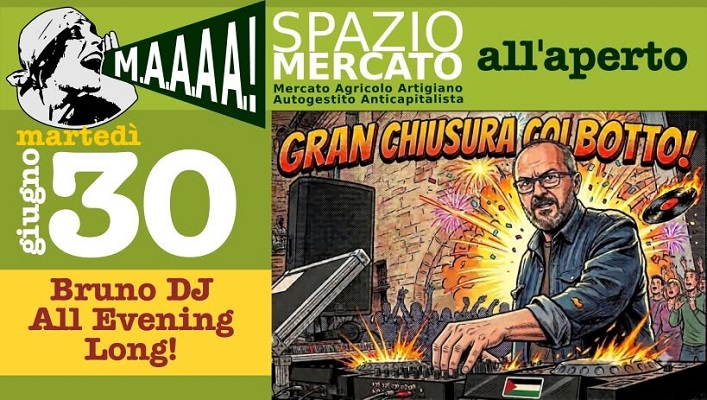 Jesi (An) - Dj Bruno djset / Ultimo SpazioMercato all'aperto @ Tnt