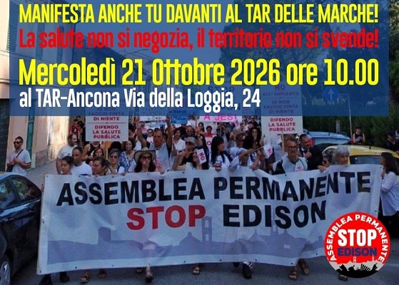 Ancona - Presidio Stop Edison @ Tar Marche